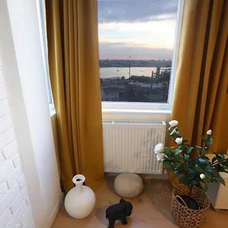 Flat W Sea View And Near Galata Tower Apartmán Istanbulská provincie